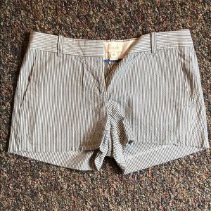 J Crew seersucker shorts